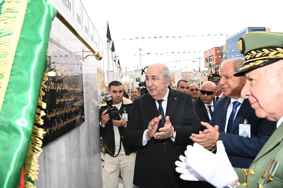 Algerian President visits Oran seawater desalination project, witnesses' offshore reservoir 'benefiting people's livelihoods
